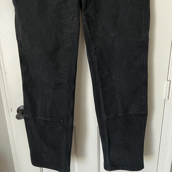 Carhartt Double Knee Carpenter Work Pants Black 38x34(37x32)Relaxed Fit 90s VTG - Picture 10 of 15